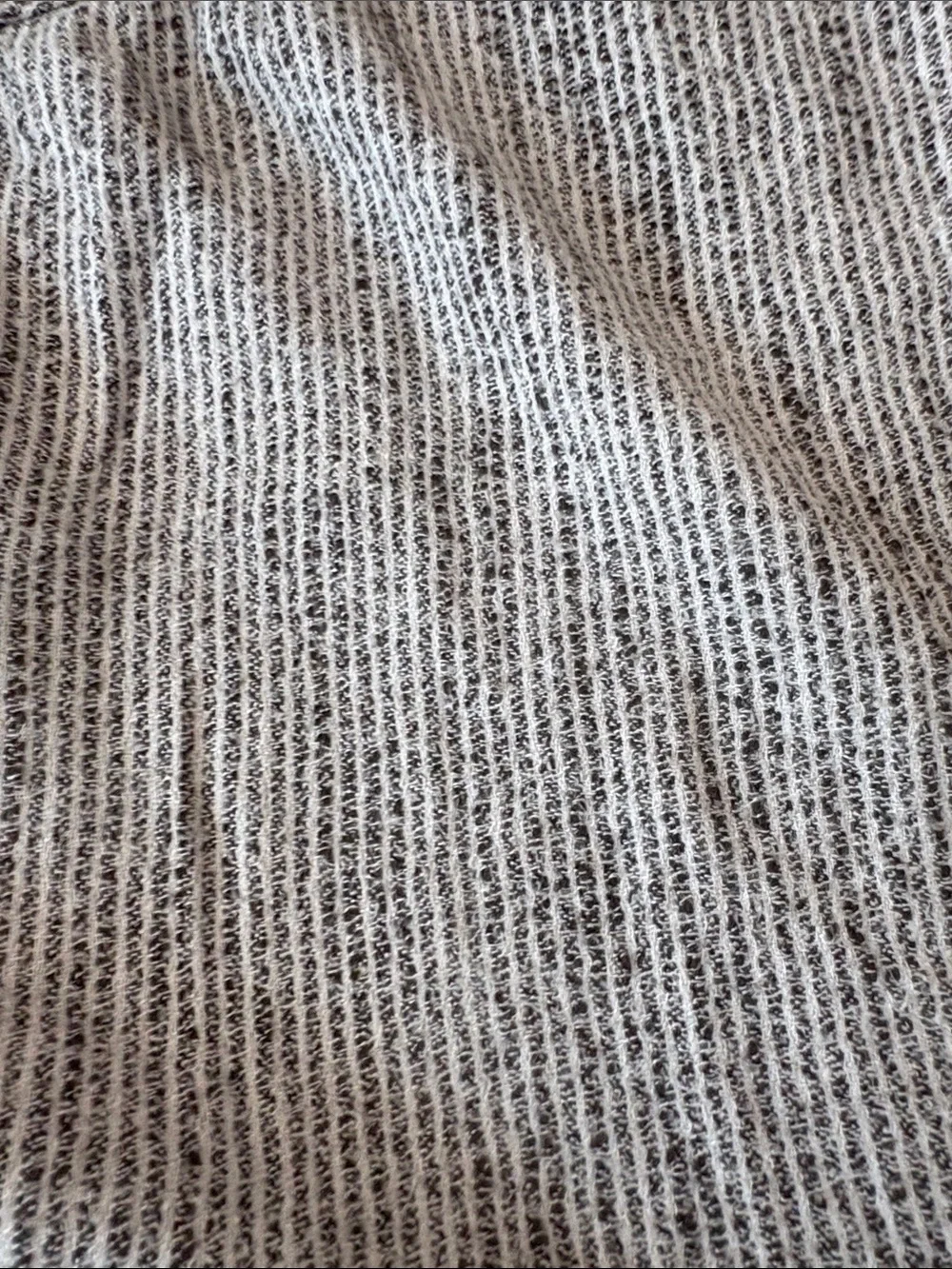 EUC aerie Gray Stripe Summer Dress Size M